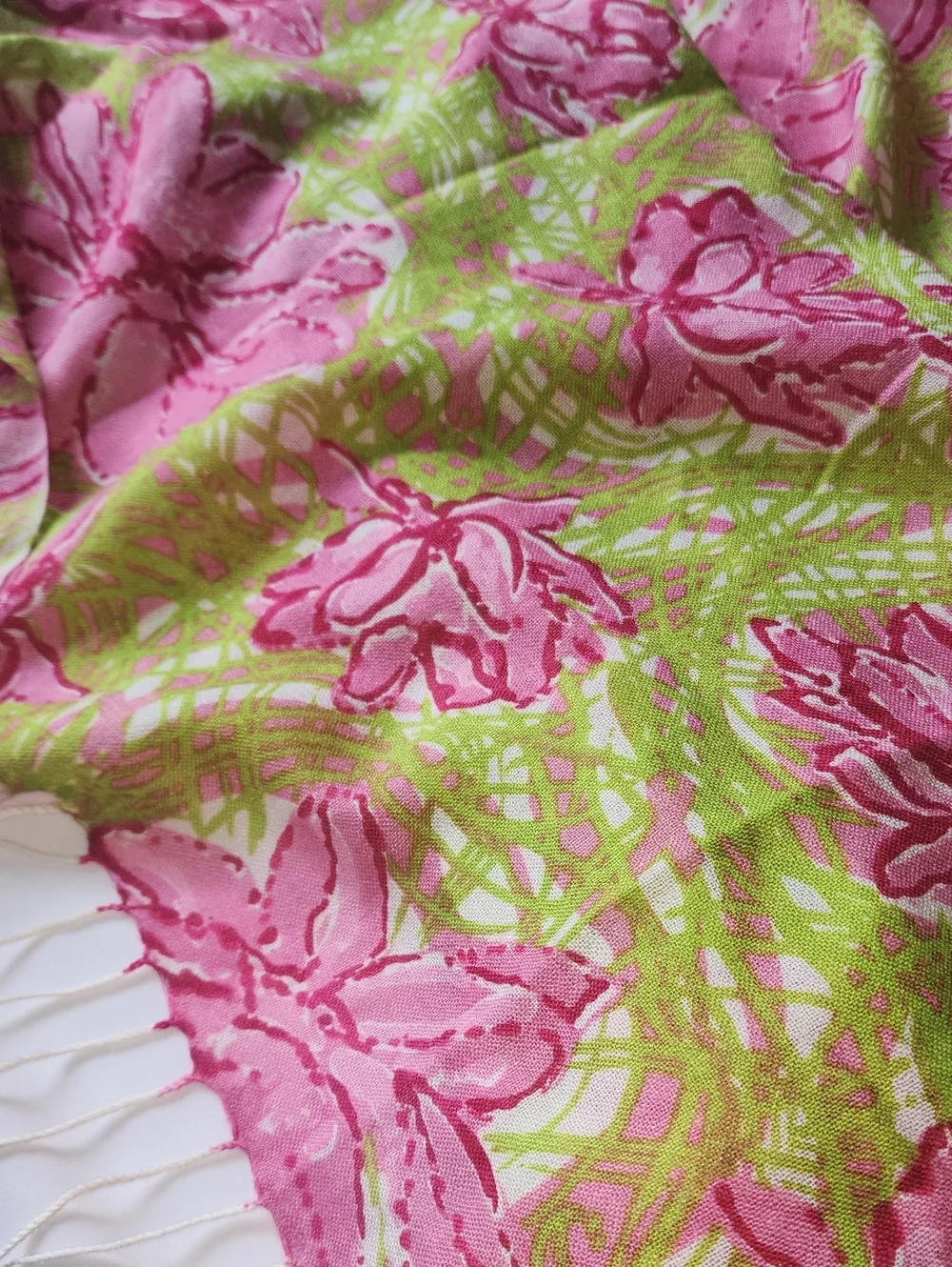 Lilly Pulitzer Silk Cashmere Blend Scarf